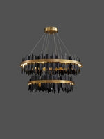 MIRODEMI® Modern Creative Circular Chandelier for Living Room, Dining Room