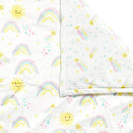 Sunshine Rainbow Soft & Plush Oversized Baby Blanket