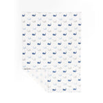 Narwhal Starfish Reversible Soft & Plush Oversized Baby Blanket