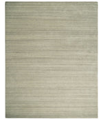 Custom Made Hand Tufted Solid Shaded Brown, Beige and Gray Area Rug
