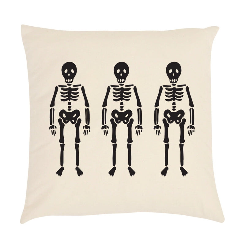 skeleton gang pillow cover