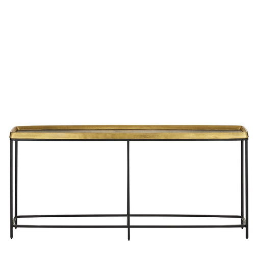 Currey and Company Tanay Brass Console Table 4000-0150