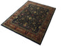 Premium look Hand Knotted Black, Brown and Gold Fine Wool Traditional Oushak Multi Size wool Area Rug