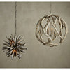 Currey and Company Driftwood Whitewash Orb Chandelier 9000-1133