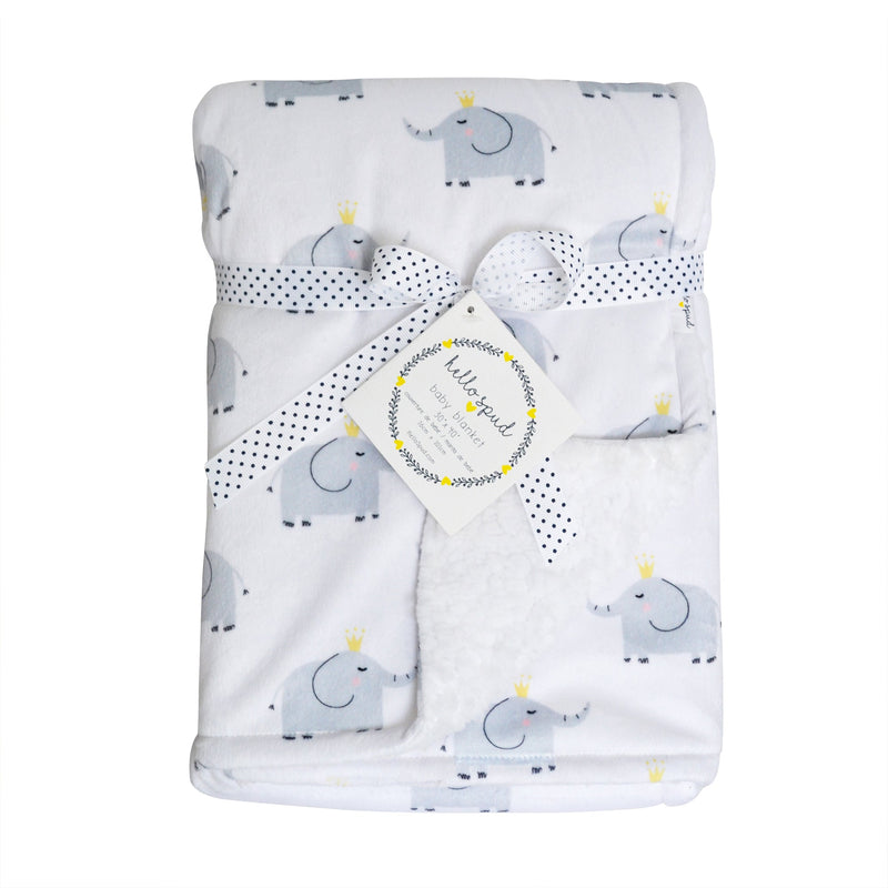 Elephant Plush Baby Blanket