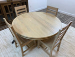 Weston 53" Round Dining Table - New White Wash