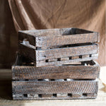Antique Wood Crates Rectangular