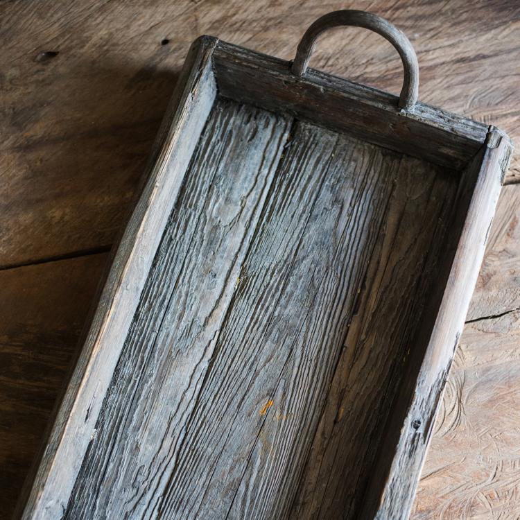 Antique Wood Tray