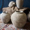 Cement Pot Pompeii Style Handmade Art Jar Pot