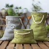 Ceramic Planter Linen Bag Design