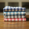 Cotton Table Placemat Check Pattern Set of 4