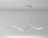 Minimalistic Pendant LED Linear Chandelier for Kitchen, Dining Room