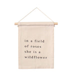 wildflower hang sign