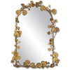 Currey and Company Vinna Brass Rectangular Mirror 1000-0115