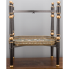Lovecup Hexagonal Porcelain Tray Table with Bronze Ormolu L086