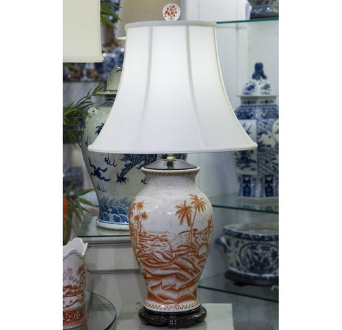 Lovecup Palm Beach Porcelain Table Lamp