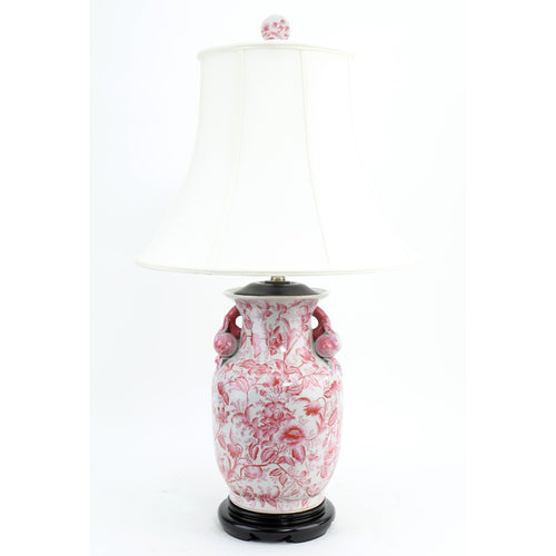 Lovecup Porcelain Lamp - Pink Primrose L236