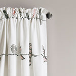 Rowley Birds Light Filtering Window Curtain Set