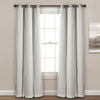 Grommet Sheer With Insulated Blackout Lining Curtain Panel Set