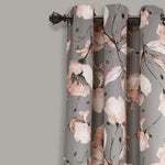Delsey Floral Absolute Blackout Window Curtain Set