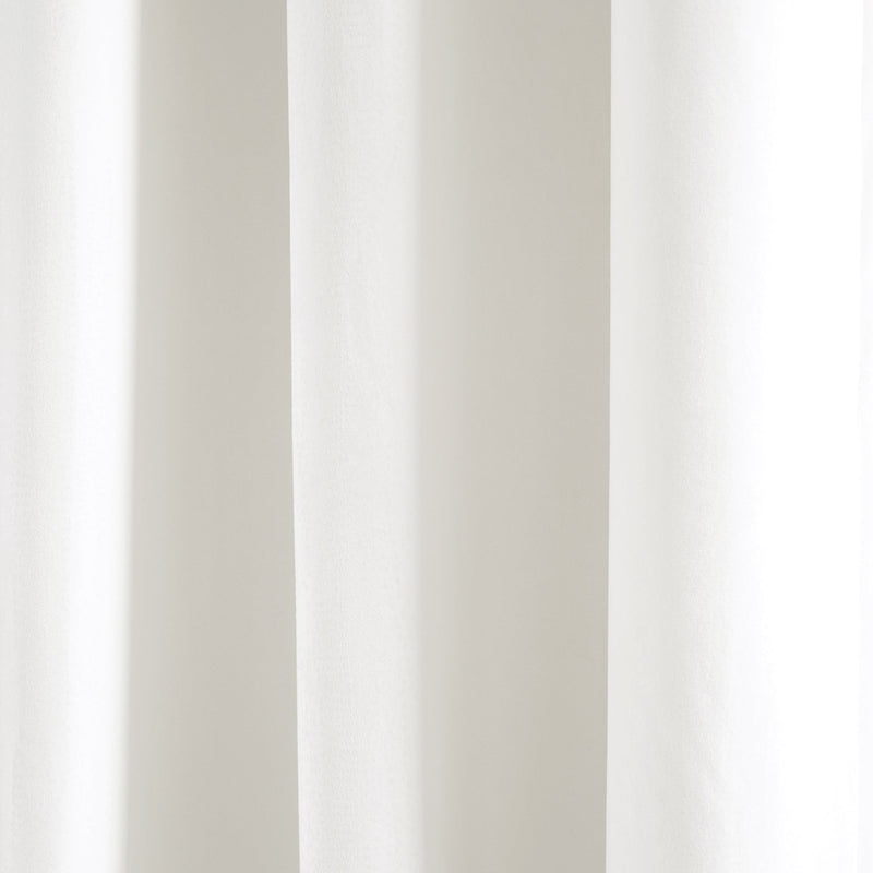 Prima Velvet Solid Grommet Light Filtering Window Curtain Panel Set