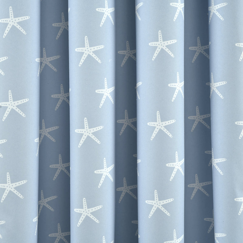 Seaside Starfish Blackout Window Curtain Panel