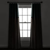 Linen Button Lined 100% Blackout Window Curtain Panel