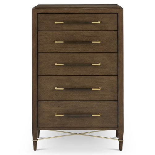 Currey and Company Verona Chanterelle Five-Drawer Chest 3000-0249