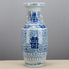 Lovecup Blue And White Porcelain Vase Double Happiness L108