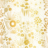 Yellow Floral Pattern Wallpaper