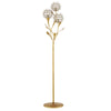 Currey and Company Dandelion Silver & Gold Floor Lamp 8000-0137
