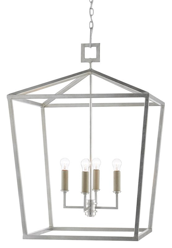 Currey and Company Denison Silver Large Lantern 9000-0415