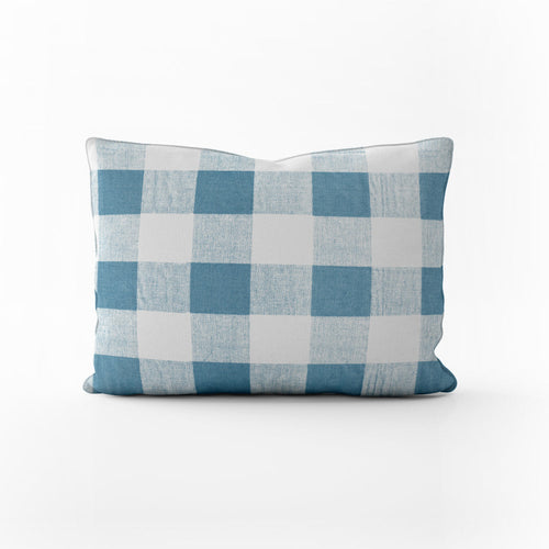 Decorative Pillows in Anderson Cashmere Light Blue Buffalo Check