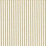 Tailored Tier Curtains in Farmhouse Rustic Brown Ticking Stripe