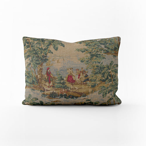 Decorative Pillows in Bosporus Billiard Renaissance Toile