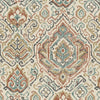 Bed Scarf in Cathell Clay Medallion Weathered Persian Rug Design- Large Scale