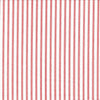 Round Tablecloth in Classic Lipstick Red Ticking Stripe on White