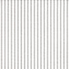 Gathered Bedskirt in Classic Storm Gray Ticking Stripe on White