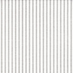 Round Tablecloth in Classic Storm Gray Ticking Stripe on White