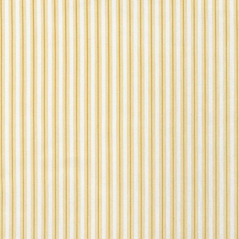 Round Tablecloth in Cottage Barley Yellow Gold Stripe