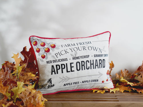 Apple Orchard Decorative Pillow