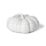 Lovecup Matte White Lidded Ceramic Pumpkin Bowl Large L271