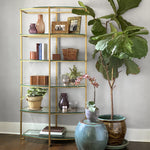 Sarah Iron and Glass Etagere L035