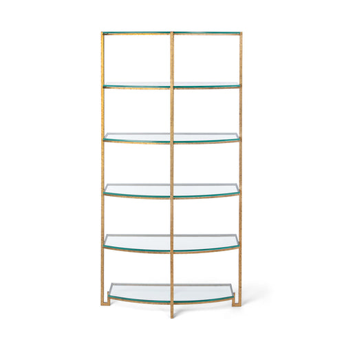Sarah Iron and Glass Etagere L035