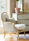 Lovecup Upholstered French Inspired Salon Chair L653