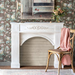 Antique White Fireplace Mantel L157