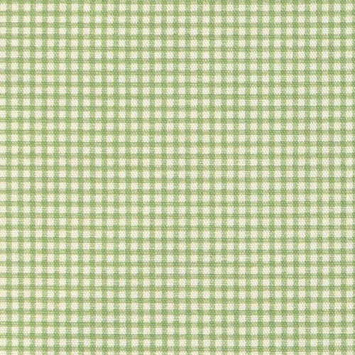 Gathered Bedskirt in Farmhouse Jungle Green Gingham Check