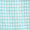 Rod Pocket Curtain Panels Pair in Farmhouse Turquoise Blue Gingham Check on Cream
