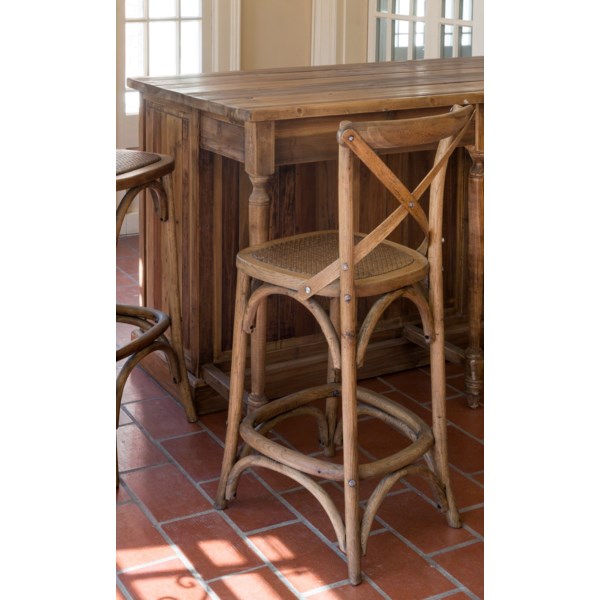 Lovecup Cross Back Counter Stool