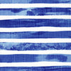 Tailored Tier Curtains in Nelson Commodore Blue Horizontal Watercolor Stripe